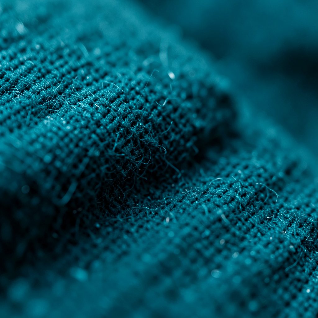 Atmospheric abstract photograph of layered teal and charcoal paper texture, soft and quiet mood.